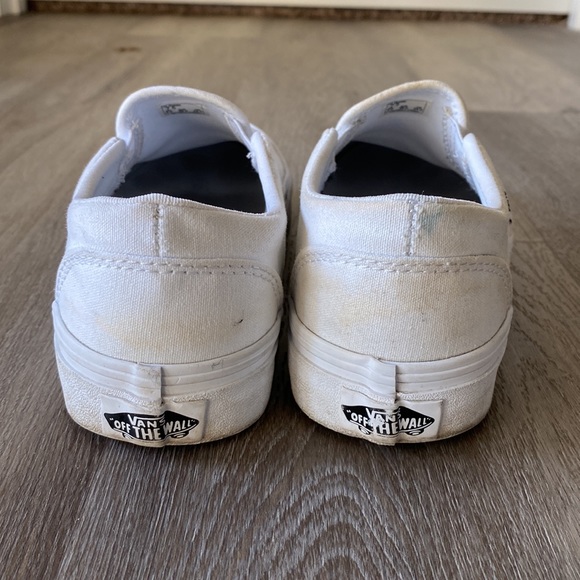 White Women’s Vans - Picture 5 of 6